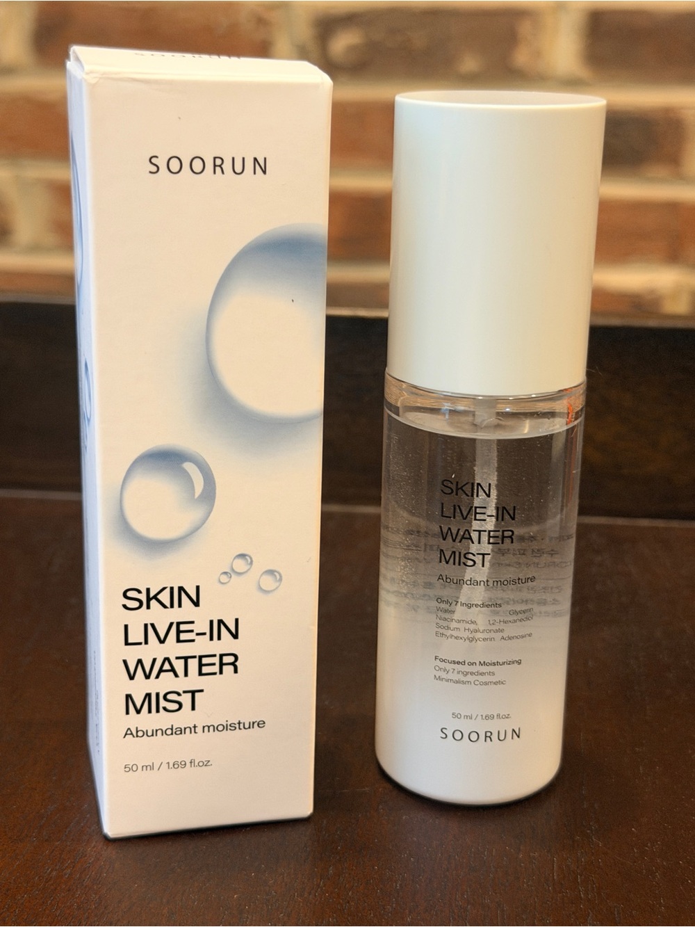 SOORUN Korean Skin Live-In Water Mist - Hydrating Face Mist NEW
